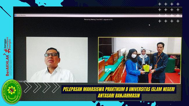 Pelepasan Mahasiswa Praktikum B Universitas Islam Negeri Antasari Banjarmasin
