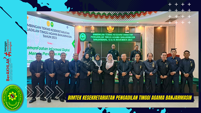 Bimtek Kesekretariatan Pengadilan Tinggi Agama Banjarmasin