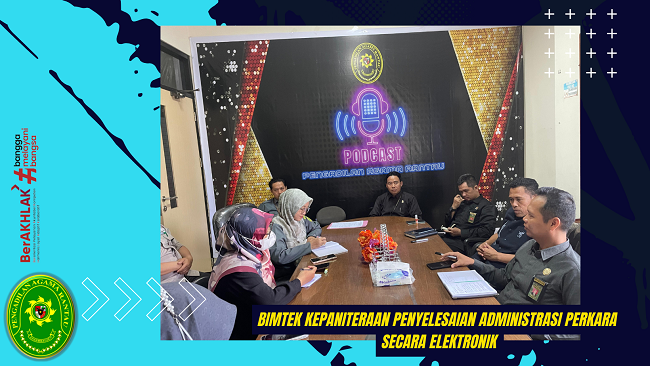 Kepaniteraan Pengadilan Agama Rantau adakan Rapat bulan Oktober 2023