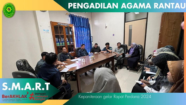 Kepaniteraan gelar Rapat Perdana 2024