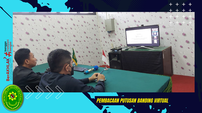 Pembacaan Putusan Banding Virtual