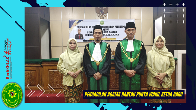 Pengadilan Agama Rantau punya Wakil Ketua baru