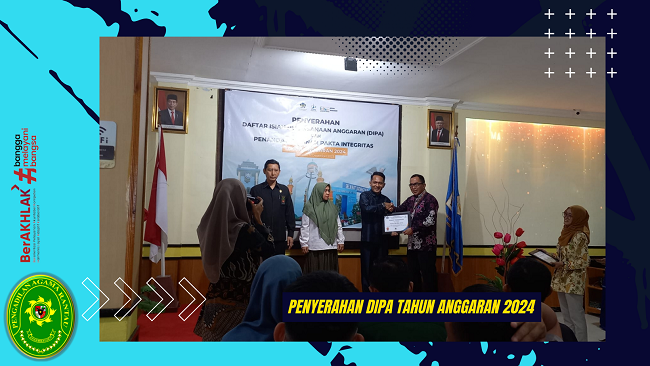 Penyerahan DIPA Tahun Anggaran 2024