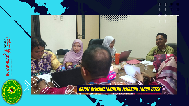 Rapat Kesekretariatan Terakhir Tahun 2023
