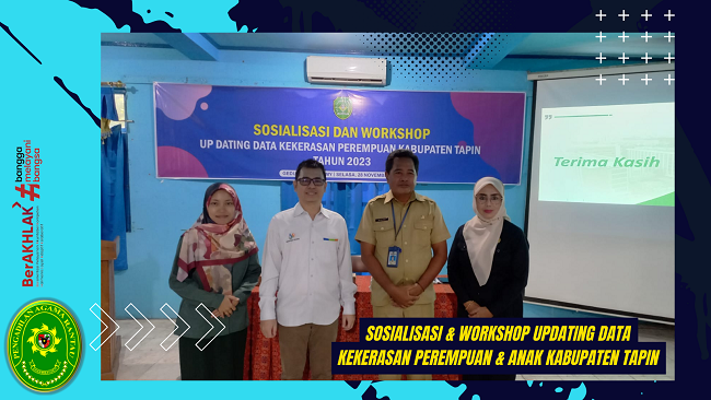 Sosialisasi Workshop Updating Data Kekerasan Perempuan Anak Kabupaten Tapin