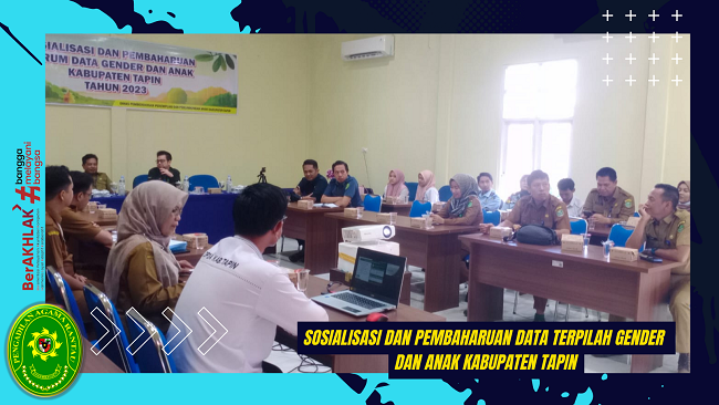 Sosialisasi dan Pembaharuan Data Terpilah Gender dan Anak Kabupaten Tapin