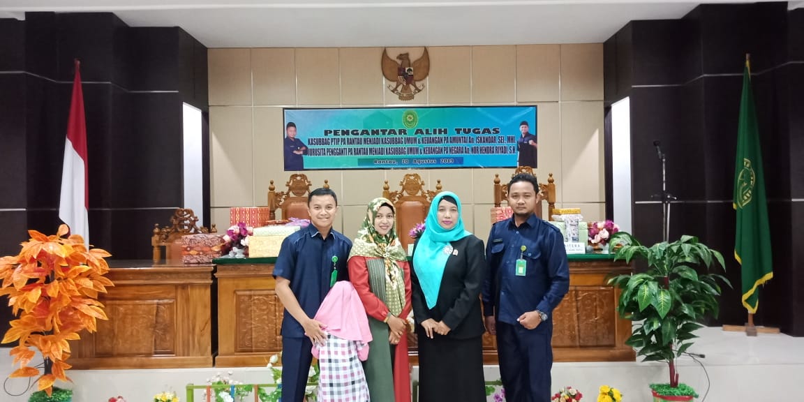 Pengantar Alih Tugas