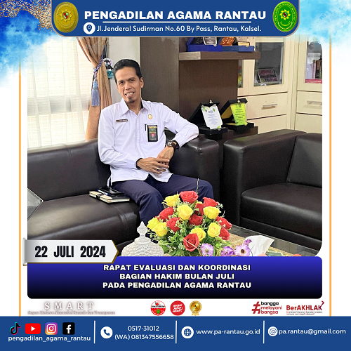 Rapat Evaluasi dan Koordinasi bagian Hakim 22 07 2024 2